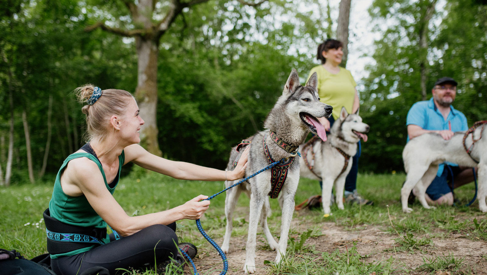 Cani-rando autour de Saint-Céneri-le-Gérei