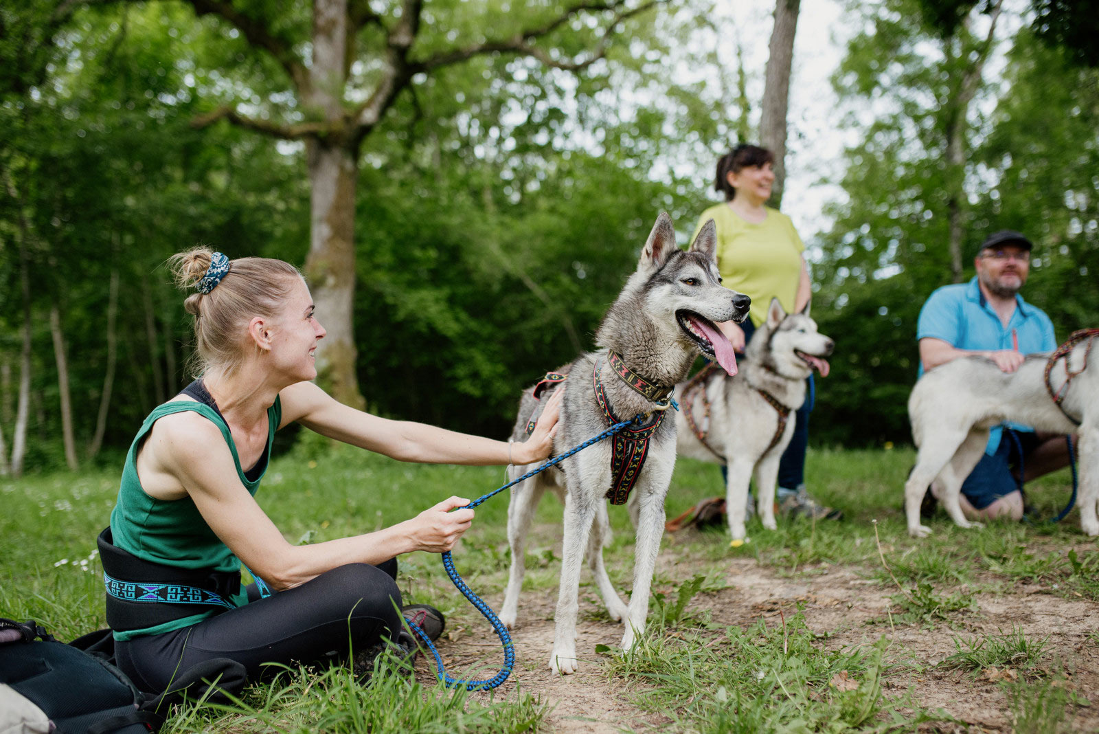 Cani-rando autour de Saint-Céneri-le-Gérei